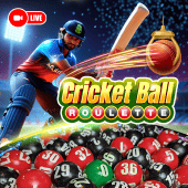 Cricket Ball Roulette on 1xbetloginapk